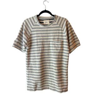 La Paz women's short sleeve French terry striped top sz S nautical marine casual